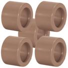Kit 5 bucha redução soldavel curta 25x20mm amanco 11531