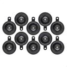 Kit 5 Buzinas Automotiva Carro Paquerinha Universal 12v 77mm