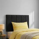 Kit 5 Cabeceira Estofada Autocolante Preta Cama de Solteiro 1M Decorativo Quarto Geométrico Kit 5 Cabeceira Estofada Autocolante Preta Cama de Solteiro 1M Decorativo Quarto Geométrico