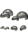 KIT 5 CABECOTE DE ALUMÍNIO 2.1/2" BETEL - Ideal para Instalações Elétricas