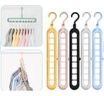 Kit 5 Cabides Magico 9 Furos Multi-dobrável Organizador