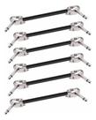 KIT 5 CABO 10CM E 1 DE 30 CM P10 X P10 PEDAL PEDALEIRA 90º L