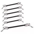 KIT 5 CABO 15CM E 1 DE 25 CM P10 X P10 PEDAL PEDALEIRA 90º L