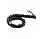 Kit 5 cabo aspiral preto para telefone espiral Kit 5 cabo aspiral preto para telefone espiral