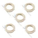 Kit 5 Cabo Sensor De Temperatura Ntc 2m Sb70 Full Gauge