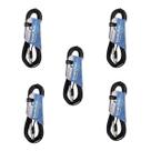 Kit 5 Cabo XLR x P10 5m Microfone Samurai Roxtone Kit 5 Cabo XLR x P10 5m Microfone Samurai Roxtone