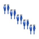 Kit 5 Cabos de rede Cat6 Patch Cord Internet Montado 50cm Kit 5 Cabos de rede Cat6 Patch Cord Internet Montado 50cm