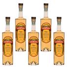 Kit 5 Cachaças Paratiana Ouro 700 ml Qualidade Descansada Premiada Paraty Destilada Presente Original Pinga
