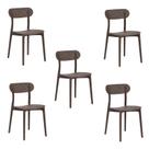 Kit 5 Cadeiras Verte Eco Café Rivatti