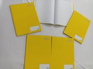 Kit 5 Caderno Stiff 1/4 48fls Amarelo