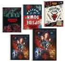 Kit 5 Cadernos Stranger Things Espiral 80fls Tilibra Sortido Kit 5 Cadernos Stranger Things Espiral 80fls Tilibra Sortido