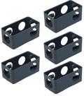 Kit 5 caixa 6 entradas pvc 1" cinza masster