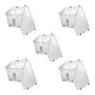 Kit 5 Caixa Alta Organizadora Brinquedo Objeto 56l Sanremo