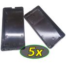 Kit 5 Caixa Plástica para Montagem de Circuitos Eletrônicos Fonte X2823