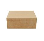 Kit 5 Caixa Quadrada com Dobradiça 14x14x6 Mdf Madeira