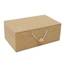 Kit 5 Caixa Retanguar Tampa Dobradiça e Elástico 14,5x9x5,5 Mdf Madeira Kit 5 Caixa Retanguar Tampa Dobradiça e Elástico 14,5x9x5,5 Mdf Madeira
