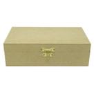 Kit 5 Caixa Retangular Dobradiça e Fecho 30x20x7 Mdf Madeira