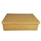 Kit 5 Caixa Retangular Tampa Sapato 22x15x8 Mdf Madeira
