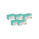 Kit 5 Caixas Álcool Swab 70 Saches Lenço Umedecido Com 100 Unidades Cada Uniqmed
