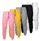 Kit 5 Calças Moletom Feminina Cintura Alta 2 Bolsos Básico Casual