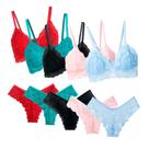 Kit 5 Calcinha Caleçon Shortinho de Algodão Estampado Lingerie Feminina Revenda
