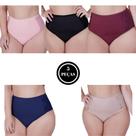 Kit 5 Calcinha Plus Size Hot Pant 46 48 50 52 54- c2 KIT 5 CALCINHAS HOT PANTS