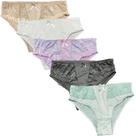 Kit 5 Calcinha Senhora Calçola Com Renda Fristyle Microfibra Feminina Adulto