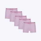Kit 5 Calcinhas Boxer Infantil Sem Costura Selene