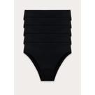 Kit 5 Calcinhas Caleçon Sem Costura - Preto P Kit 5 Calcinhas Caleçon Sem Costura - Preto P