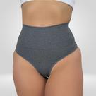 Kit 5 Calcinhas Feminina Cós Alto Conforto Modelagem Segura Lingerie Fio Duplo Fitness Compressão