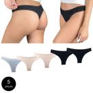 Kit 5 Calcinhas Fio Dental Try Basics Algodão Cotton Básica Lisa Moda Lingerie Kit 5 Calcinhas Fio Dental Try Basics Algodão Cotton Básica Lisa Moda Lingerie