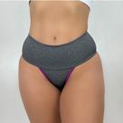 Kit 5 Calcinhas Fitness Lingerie Cós Alto