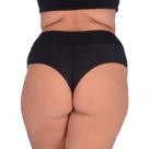 Kit 5 Calcinhas Plus Size Tanga Microfibra Cós Alto Fio Duplo Kit 5 Calcinhas Plus Size Tanga Microfibra Cós Alto Fio Duplo