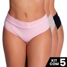 Kit 5 Calcinhas Pós Parto CósAlto Confortável Aperta Barriga Ajuste Perfeito Gestante Maternidade Kit 5 Calcinhas Pós Parto CósAlto Confortável Aperta Barriga Ajuste Perfeito Gestante Maternidade