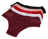Kit 5 Calcinhas Tanga Plus Size Lat. Larga Detalhe de Renda