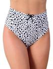 Kit 5 Calçolas Plus Size Senhora Microfibra Estampada Cós Alto Veste Até 54 Calcinha Conforto