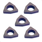 Kit 5 Calços Metal Duro para Inserto / Pastilha WNMG08
