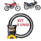 KIT 5 Câmara De Ar Traz. Da Tornado/Strada/Outras 350/400-18