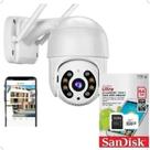 Kit 5 Camera Ip Icsee Wifi + 5 Cartão De Memória Sd 64gb