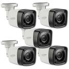 Kit 5 Cameras Externa/Interna 20M 4X1 Infravermelho 1Mp 2,8Mm