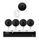 Kit 5 Câmeras IMX Full Hd Wi-fi Sem Hd E Nvd 1308
