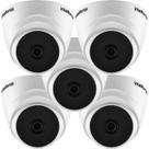 Kit 5 Câmeras Multi Hd 1 Megapixel 2.8mm 20m Vhc 1120 D Intelbras