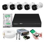 Kit 5 Câmeras Multi Hd 1120b Dvr Intelbras 8 Canais C/ Hd