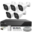 Kit 5 Câmeras Segurança Motorola Dvr 8 canais +2 IP HD 1Tb