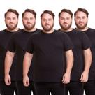 Kit 5 Camisa Masculina Básica Plus Size
