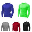 Kit 5 Camisas Masculina Manga Longa Malha Fria Várias Cores Kit 5 Camisas Masculina Manga Longa Malha Fria Várias Cores