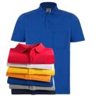 Kit 5 Camisas Polo com Bolso Masculina Blusa Camiseta Atacado