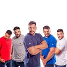 Kit 5 camiseta basica gola careca 57% off escolha suas cores