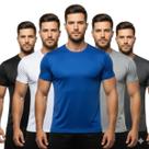 Kit 5 Camiseta Dry Fit Masculina Antiodor Evaporação Rápida Kit 5 Camiseta Dry Fit Masculina Antiodor Evaporação Rápida