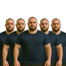 Kit 5 Camiseta Poliéster Masculina Não Amassa Seca Rápido